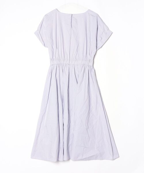 「DRESSTERIOR」 半袖ワンピース 38 パープル レディース_画像2