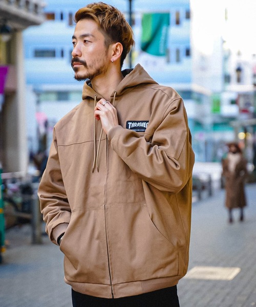 「THRASHER」 ブルゾン LARGE ベージュ メンズ_画像7