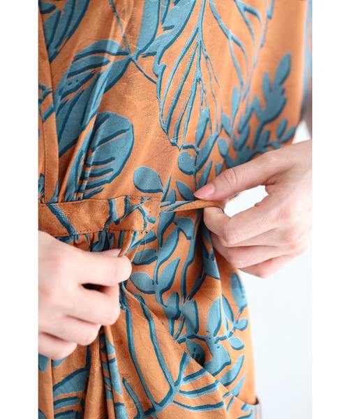 「CAWAII」 半袖ワンピース FREE ブラウン レディース_画像3