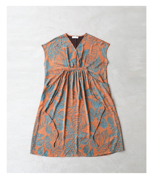 「CAWAII」 半袖ワンピース FREE ブラウン レディース_画像7