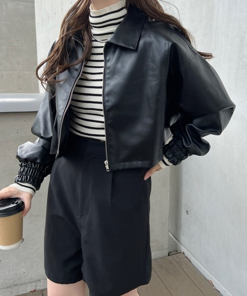 「KOBE LETTUCE」 ブルゾン M ブラック レディース_画像6