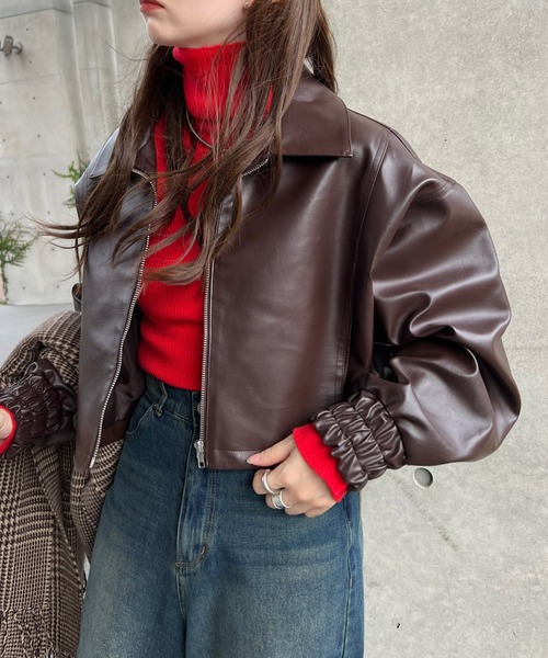 「KOBE LETTUCE」 ブルゾン M ブラック レディース_画像8