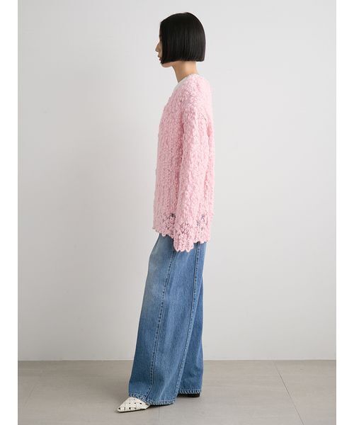 MIESROHE（ミースロエ） ニット セーター オーバーサイズVネック