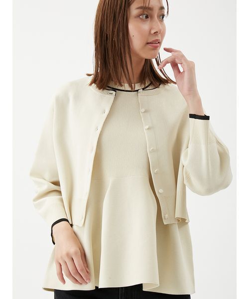 Mila Owen（ミラオーウェン） カーディガン 「セットアップ対応