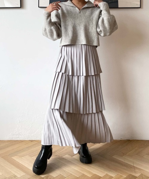 「archives」 長袖ニット MEDIUM ブラック レディース_画像6