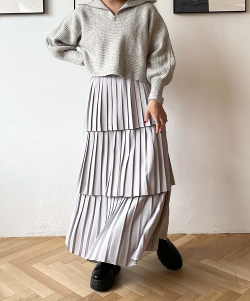 「archives」 長袖ニット MEDIUM ブラック レディース_画像7