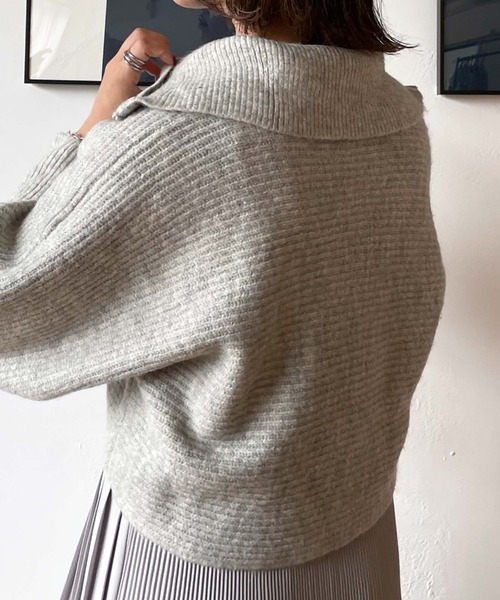 「archives」 長袖ニット MEDIUM ブラック レディース_画像9