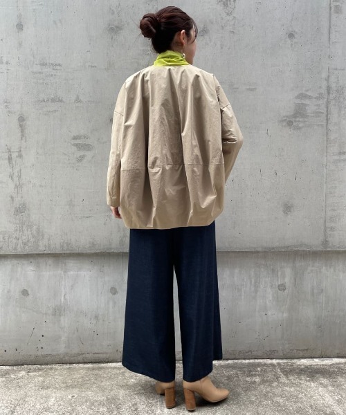 BEARDSLEY（ビアズリー） ノーカラージャケット 1 ベージュ レディース