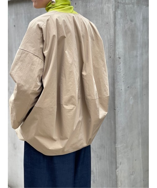 BEARDSLEY（ビアズリー） ノーカラージャケット 1 ベージュ レディース