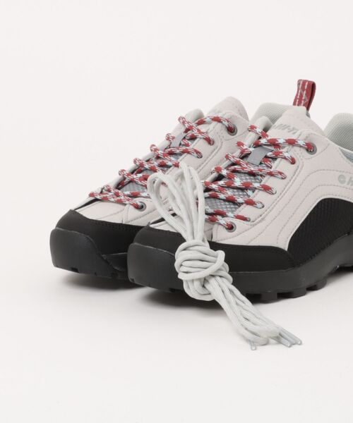 「HI-TEC」 ローカットスニーカー 23.5cm ライトグレー メンズ_画像4