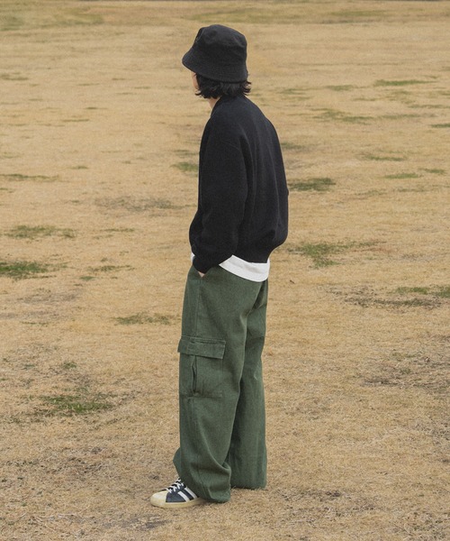 「kutir」 長袖ニット MEDIUM ブラック メンズ_画像4