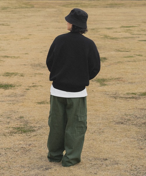 「kutir」 長袖ニット MEDIUM ブラック メンズ_画像5