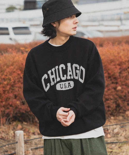 「kutir」 長袖ニット MEDIUM ブラック メンズ_画像7