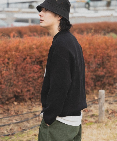 「kutir」 長袖ニット MEDIUM ブラック メンズ_画像9