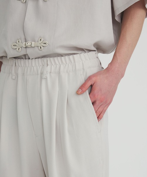 「Iroquois」 スラックス 2 ホワイト メンズ_画像3