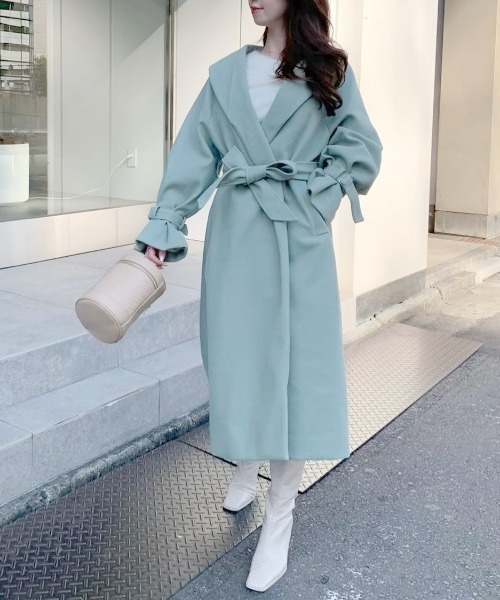 「ROYAL PARTY」 コート FREE グリーン レディース_画像4