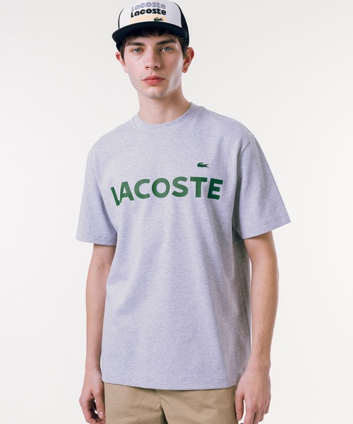 「LACOSTE」 半袖Tシャツ 5 ブラック メンズ_画像4