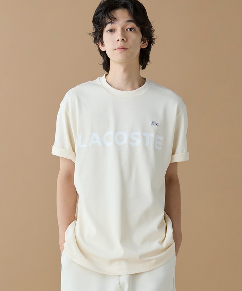 「LACOSTE」 半袖Tシャツ 5 ブラック メンズ_画像6