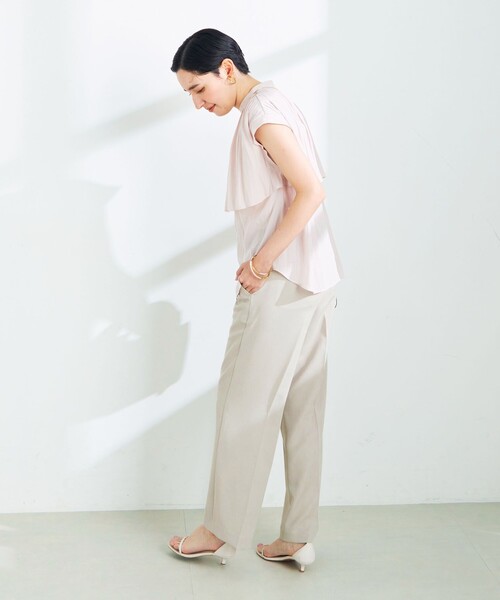 「NOLLEY'S Sophi」 半袖シャツ 38 ベビーピンク レディース_画像5