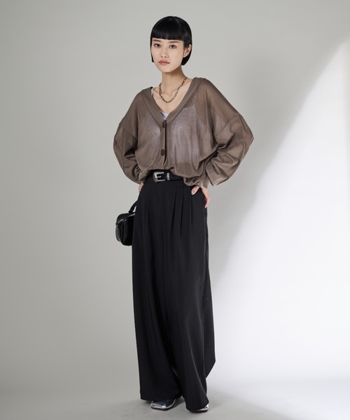 「Shelly island」 スラックス FREE ブラック レディース_画像9