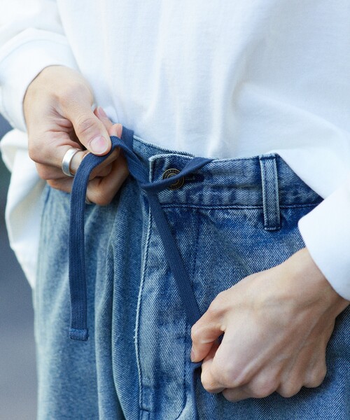 「FREAK'S STORE」 デニムパンツ MEDIUM ブラック メンズ_画像2