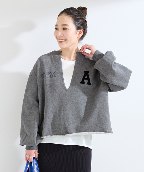 B.C STOCK（ベーセーストック） トレーナー スウェット 手洗い可 / V