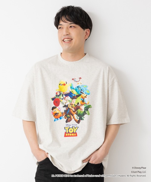 Disney（ディズニー） tシャツ 「トイストーリー」半袖Tシャツ メンズ