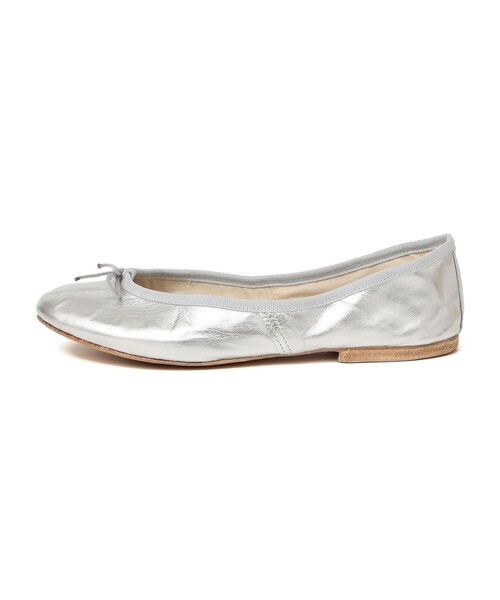 バレエシューズ パンプス Porselli:BALLET SHOSE（シルバー）の画像