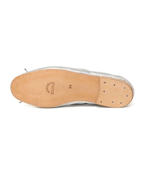 バレエシューズ パンプス Porselli:BALLET SHOSE（シルバー）の画像