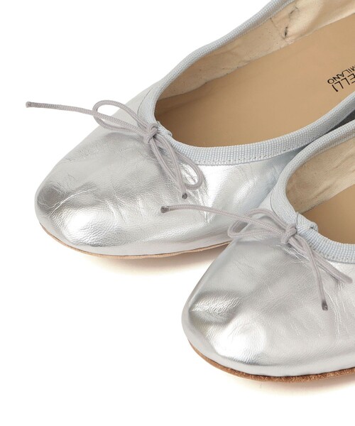 バレエシューズ パンプス Porselli:BALLET SHOSE（シルバー）の画像