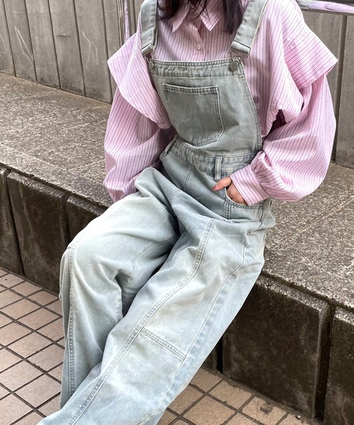 CRB サロペット オーバーオール デニムサロペット レディース 