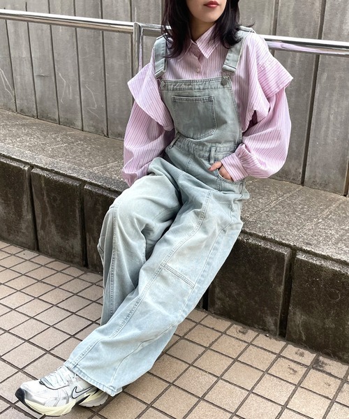 CRB サロペット オーバーオール デニムサロペット レディース