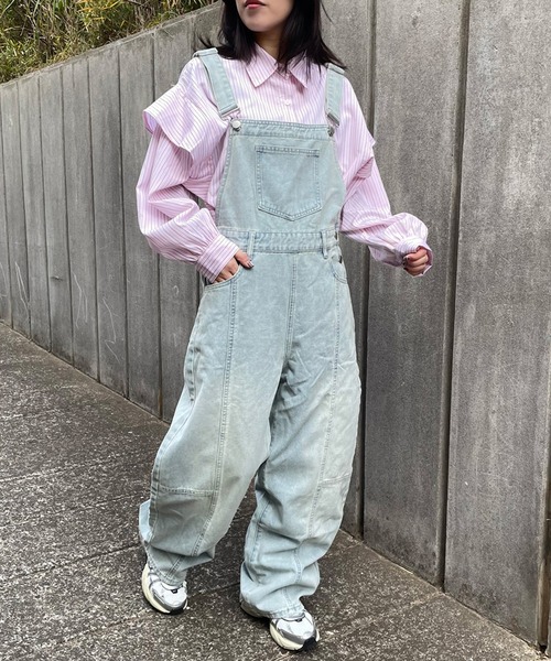 CRB サロペット オーバーオール デニムサロペット レディース