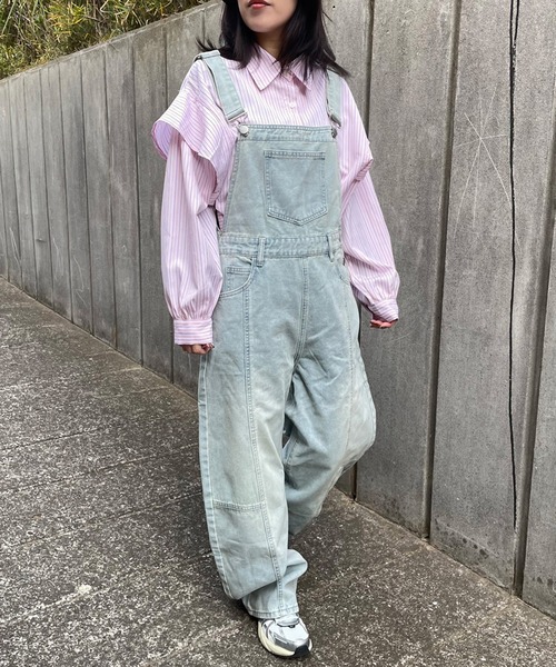 CRB サロペット オーバーオール デニムサロペット レディース 