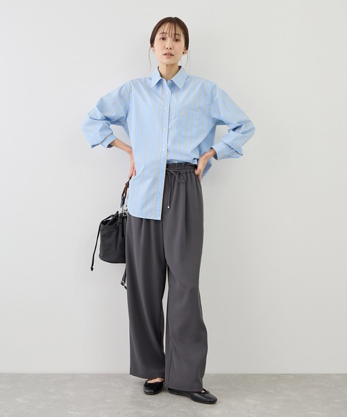 LOHEN ローヘン ビックパッチブラウス シャツ 長袖 ROPE' PICNIC（ロペ ピクニック） ブラウス シャツ 「WEB限定カラー