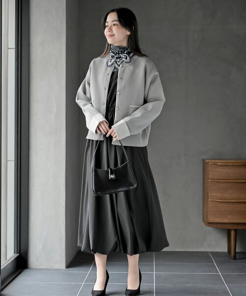 MRZ マルツィアーリ カーディガン S 白x茶xグレー(ボーダー) 【古着】【中古】 中古・古着通販】Maison Martin Margiela 6 (メゾン マルタン