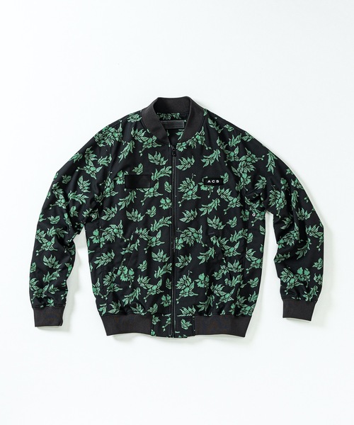 「ACANTHUS」 ブルゾン L ブラック×グリーン メンズ_画像6
