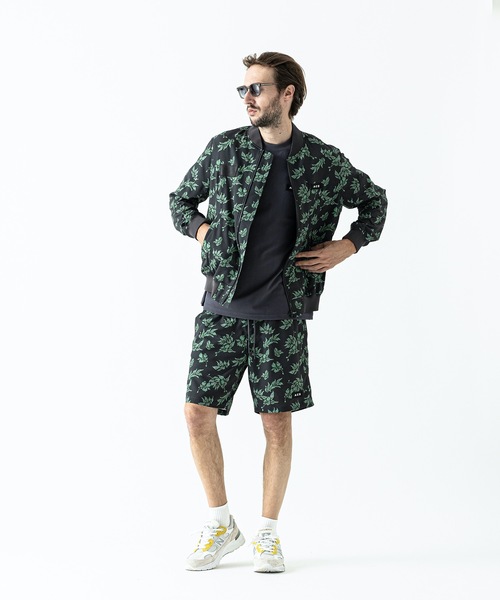 「ACANTHUS」 ブルゾン L ブラック×グリーン メンズ_画像7