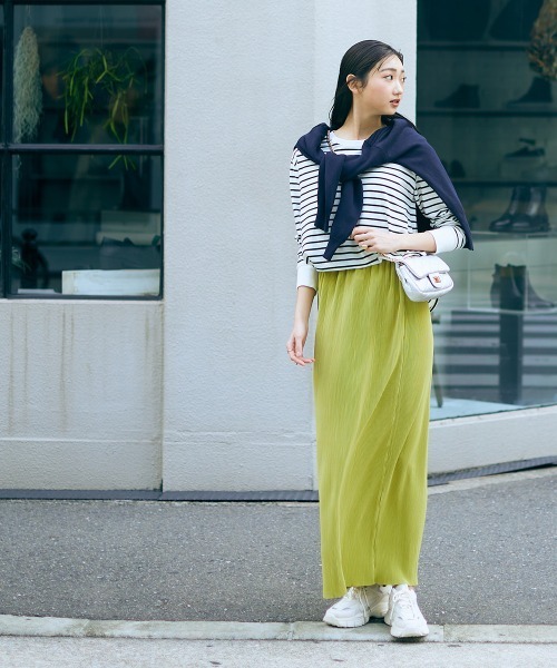 「slattgir」 ロングスカート M ブルー レディース_画像5