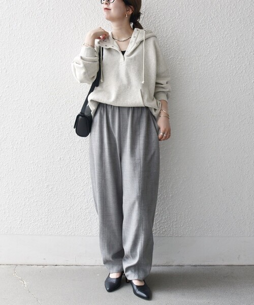 「SHIPS any」 プルオーバーパーカー ONE SIZE ナチュラル レディース_画像2