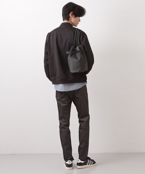 THE SHOP TK ショルダーバッグ ツイル2WAY 巾着バッグ メンズ