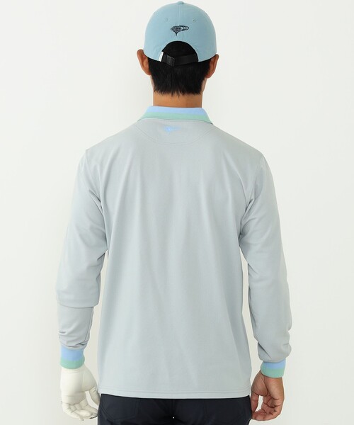 BEAMS GOLF（ビームス ゴルフ） 長袖ポロシャツ LARGE ホワイト メンズ