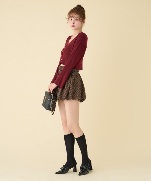 「one after another NICE CLAUP」 ニットカーディガン FREE ホワイト レディース_画像5