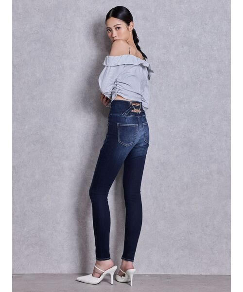 GYDA（ジェイダ） ジーンズ デニム デニムパンツ ハイウエストボタン