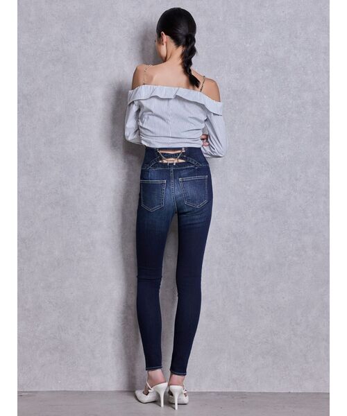 GYDA(ジェイダ) ジーンズ デニム デニムパンツ ハイウエストボタン GYDA(ジェイダ) ジーンズ デニム デニムパンツ ハイウエストボタン