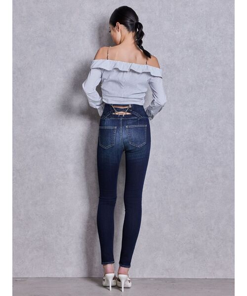 GYDA（ジェイダ） ジーンズ デニム デニムパンツ ハイウエストボタン