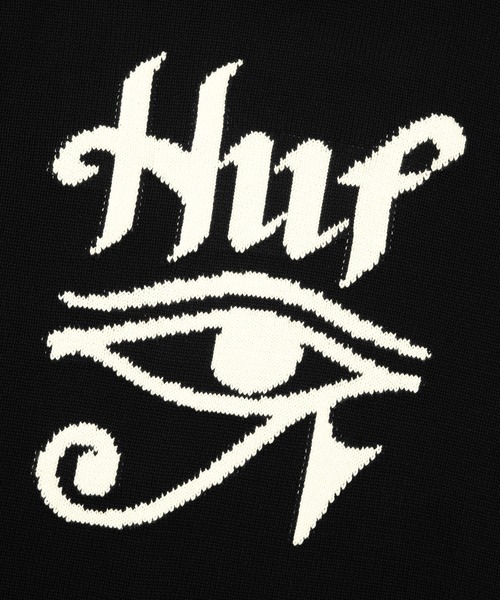 「HUF」 長袖ニット X-LARGE ベージュ系その他 メンズの画像