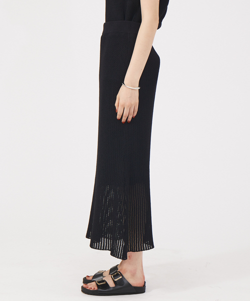 「Rouge vif」 ニットスカート フリー ブラウン レディース_画像8