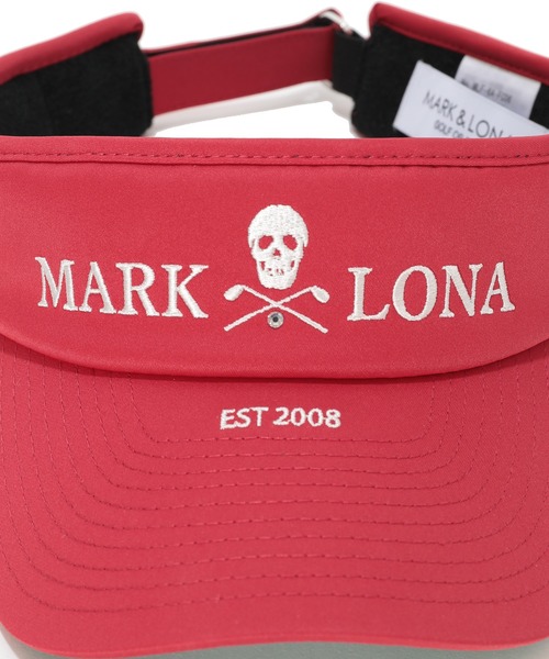 MARK&LONA 新作バイザー MARK&LONA（マークアンドロナ） サンバイザー Iron Skull Crystal