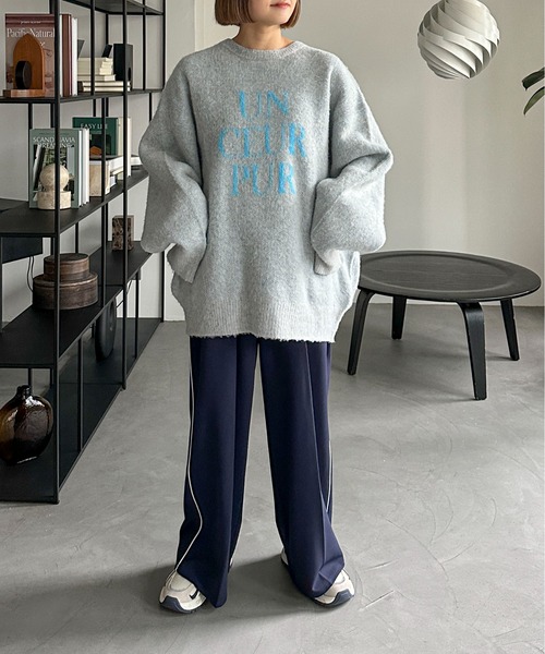 「PILIT」 長袖ニット MEDIUM ブラウン レディース_画像2